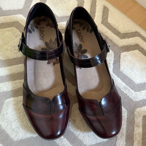 Taos Footwear Balance Leather Mary Jane in  Dark Cherry 9.5 NWOB - Picture 4 of 12